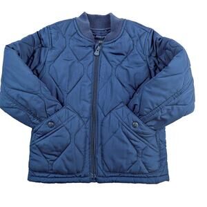 Baby Gap Navy Blue Quilted Jacket Coat  Preppy